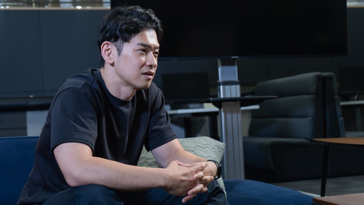 対談の様子。「たまたま」という言葉が、何度も会話に挟まる。